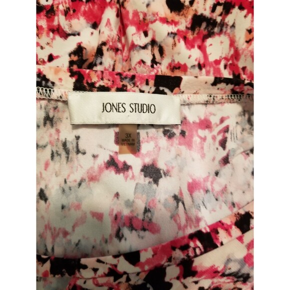 Jones Studio Women's Blouse Top Size 3X Sleeveless Liquid Knit Multicolor - Picture 4 of 5